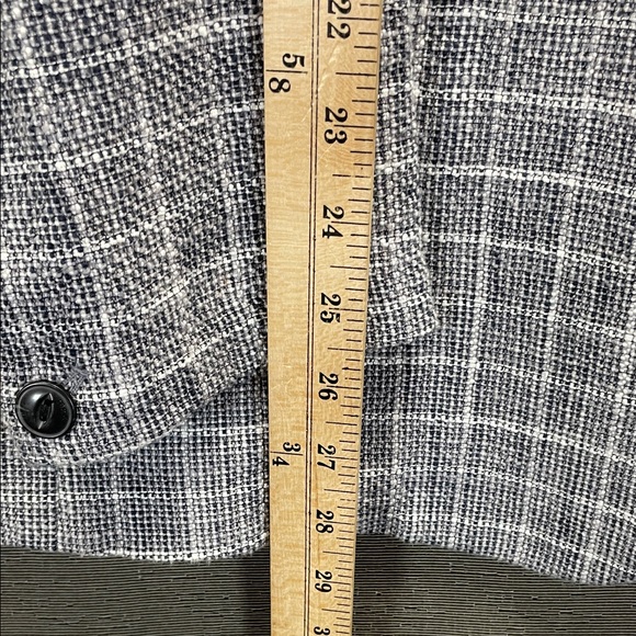 rag & bone Gray Plaid Blazer - Picture 5 of 8